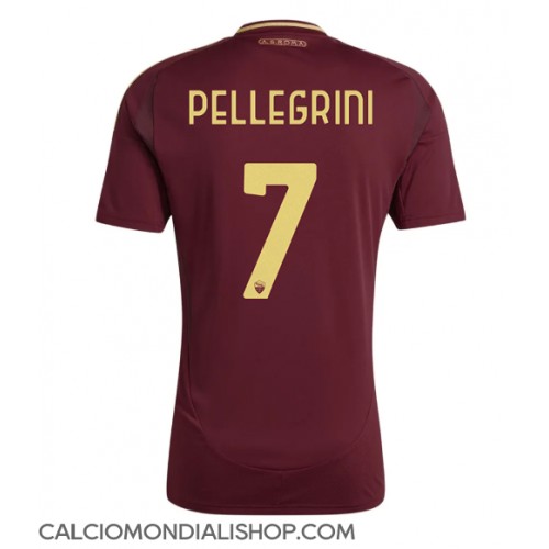 Maglie da calcio AS Roma Lorenzo Pellegrini #7 Prima Maglia 2024-25 Manica Corta